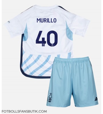 Nottingham Forest Murillo #40 Replika Bortatröja Barn 2023-24 Kortärmad (+ Korta byxor)